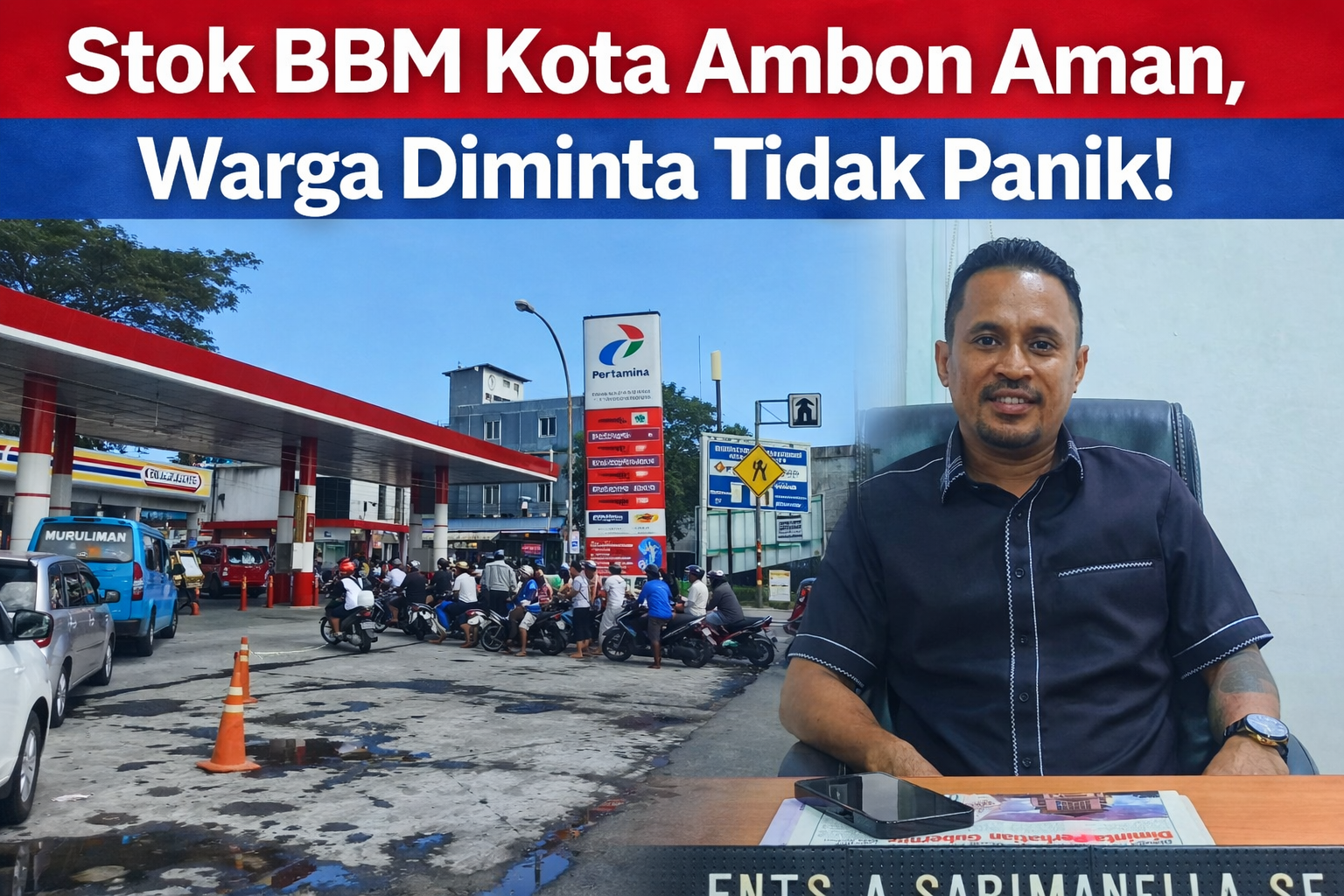 Antrean BBM di Ambon Meningkat, DPRD Pastikan Stok Aman: Warga Diminta Tak Panik 1 file 00000000385c71fa9611927fc47e4bc0