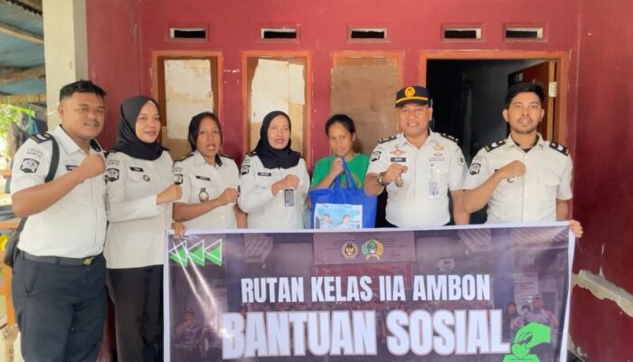 Rutan Ambon Berbagi Kasih untuk Keluarga Warga Binaan, Sambut Hari Bhakti Pemasyarakatan ke-62