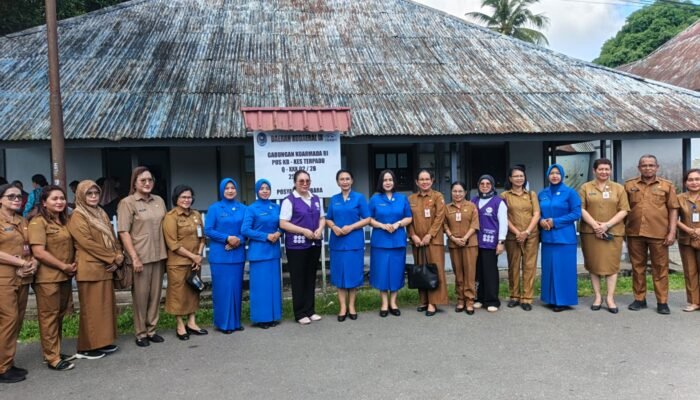 Lisa Wattimena Tinjau Dua Posyandu di Ambon, Tekankan Peran Strategis Cegah Stunting Sejak Dini