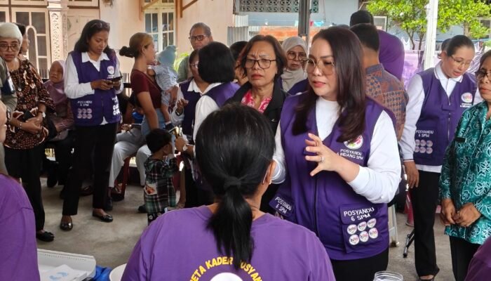 Lisa Wattimena Tekankan 6 SPM dan Kesehatan Balita di Posyandu Sinar Kasih dan Merpati  ‎