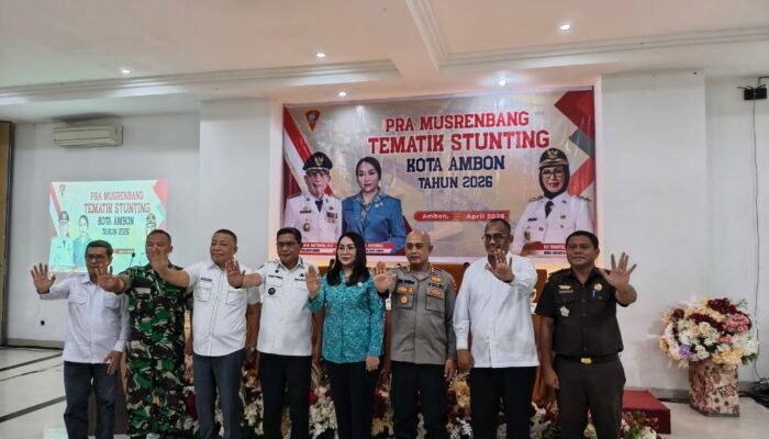 Wali Kota Ambon Buka Pra Musrenbang Stunting 2026, Lisa Wattimena Tekankan Sinergi Tanpa Ego Sektoral