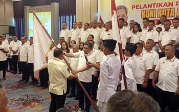 KONI Kota Ambon periode 2025 2029 Dilantik