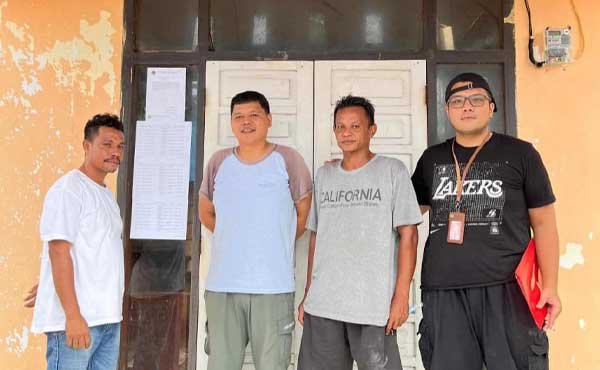 Kantah Aru Data PTSL di Desa Durjela