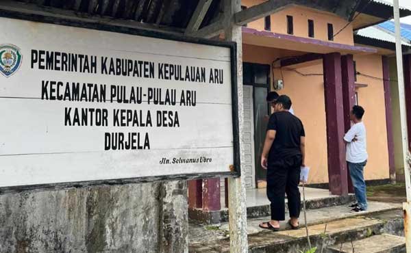 Kantah Aru Data PTSL di Desa Durjela2