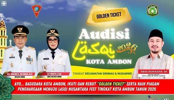 LASQI Kota Ambon Cari Bintang Religi Muda, Gelar Audisi di 2 Kecamatan 1 Lasqi Kota Ambon Audisi Vokalis 2 Kecamatan