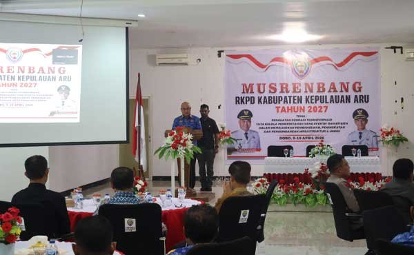 Pemkab Aru Perkuat Fondasi Pembangunan 2027, Fokus Infrastruktur-UMKM 1 Pemkab Aru Musrenbang RKPD 2027