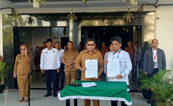 Pemkot Ambon-Pelindo Teken Kerjasama Pemanfaatan Lahan Eks Pasar Inpres