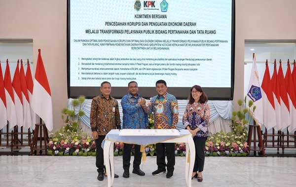 Kementerian ATR/BPN-KPK Jadikan Sulut Percontohan Transformasi Pelayanan Publik Bidang Pertanahan