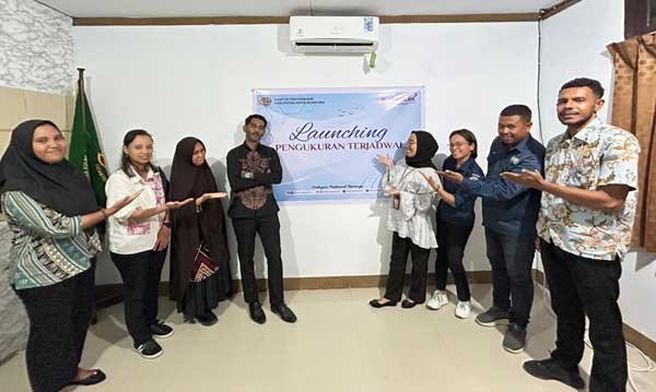 Kantah Aru Launching Sistem Pengukuran Terjadwal