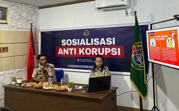 Kantah Aru Sosialisasi Anti Korupsi