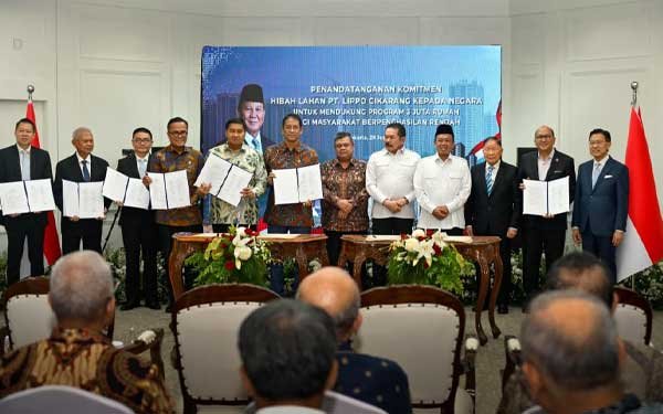 BPN Rilis Terima Tanah dri Lippo Cikarang