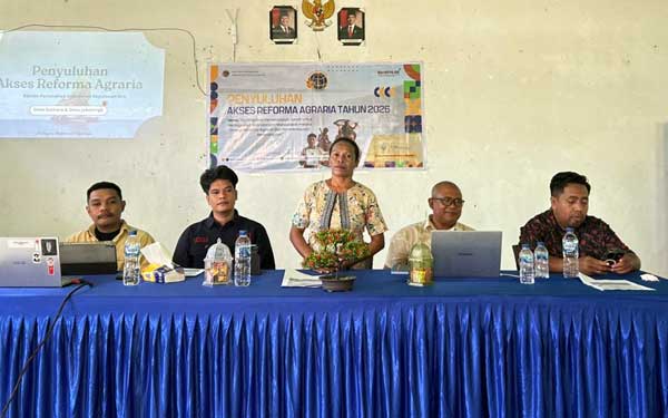 Kantah Aru Penyuluhan Reforma Agraria di Namara