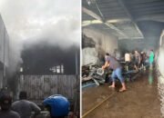 Gudang Material di Kampung Cina Dobo Terbakar, Ditaksir Rugi Ratusan Juta Rupiah