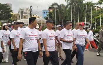 FPK Ambon Gelar Jalan Sehat “Ambon BISA”. Wali Kota Bodewin Apresiasi