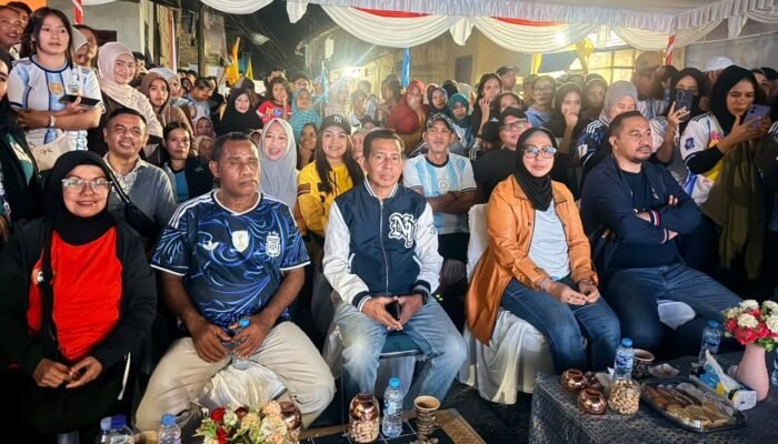 Golkar Ambon–Kosgoro Maluku Nobar Piala Dunia 2026, Warga Batu Merah Dalam Antusias