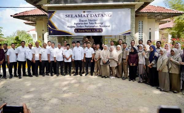 BPN Rilis Manteri Nusron ke Kantah Aceh Tamiang