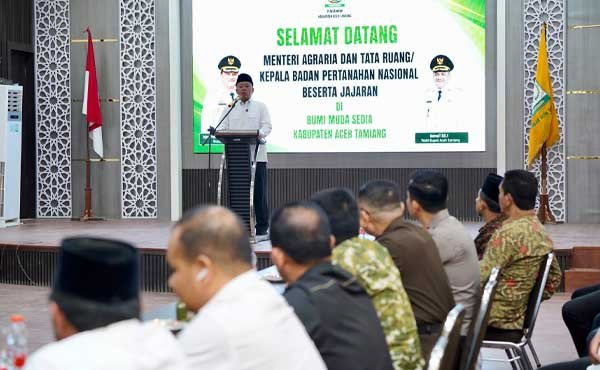 BPN Rilis Menteri Nusron Pemulihan 2000 Serti di Acah Tam