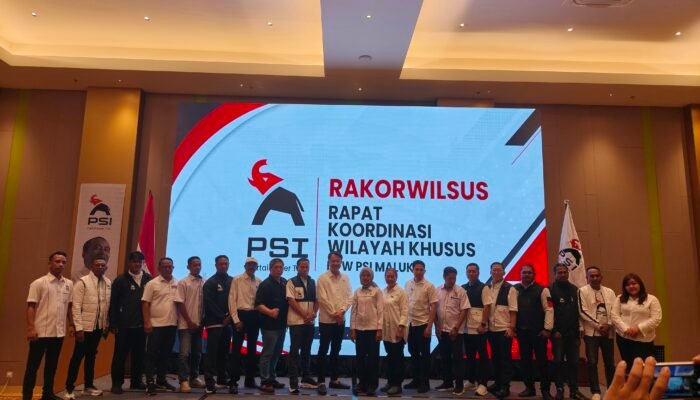 Rakorwilsus PSI Maluku Perkuat Konsolidasi, DPP Sebut Pergantian Ketua Jadi Nafas Baru, Target Fraksi Utuh di 2029