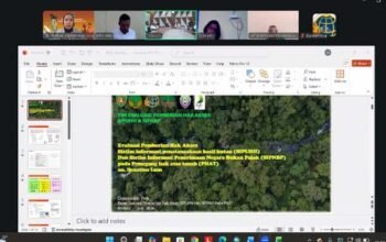 Kantah Aru Dishut Maluku Zoom Meetng