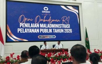 Kantah Aru Entry Meeting Ombudsman RI