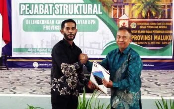 Nahkoda Baru di Bumi Jargaria: Arhan Safa Resmi Pimpin Kantah Kepulauan Aru 2 Kantah Aru Ganti Pimpinan