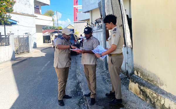 Kantah Aru Tinjau PTP Lokasi Rumdin UPP Dobo2