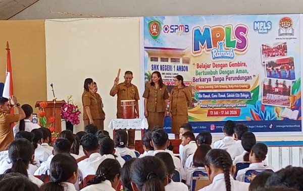 296 Peserta Didik Baru SMKN 1 Ambon Ikuti MPLS, Pesan Wakasek Begini