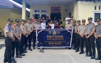 Siswa SIP Angkatan 56 Polda Maluku Salurkan Paket Sembako ke Panti Asuhan Pelita Kasih