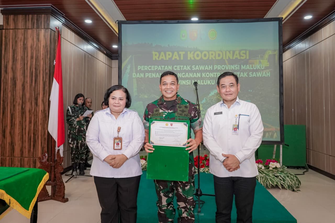 Kodam XV/Pattimura dan Kementan Perkuat Sinergi Cetak Sawah di Maluku 1 IMG 20260814 WA0048