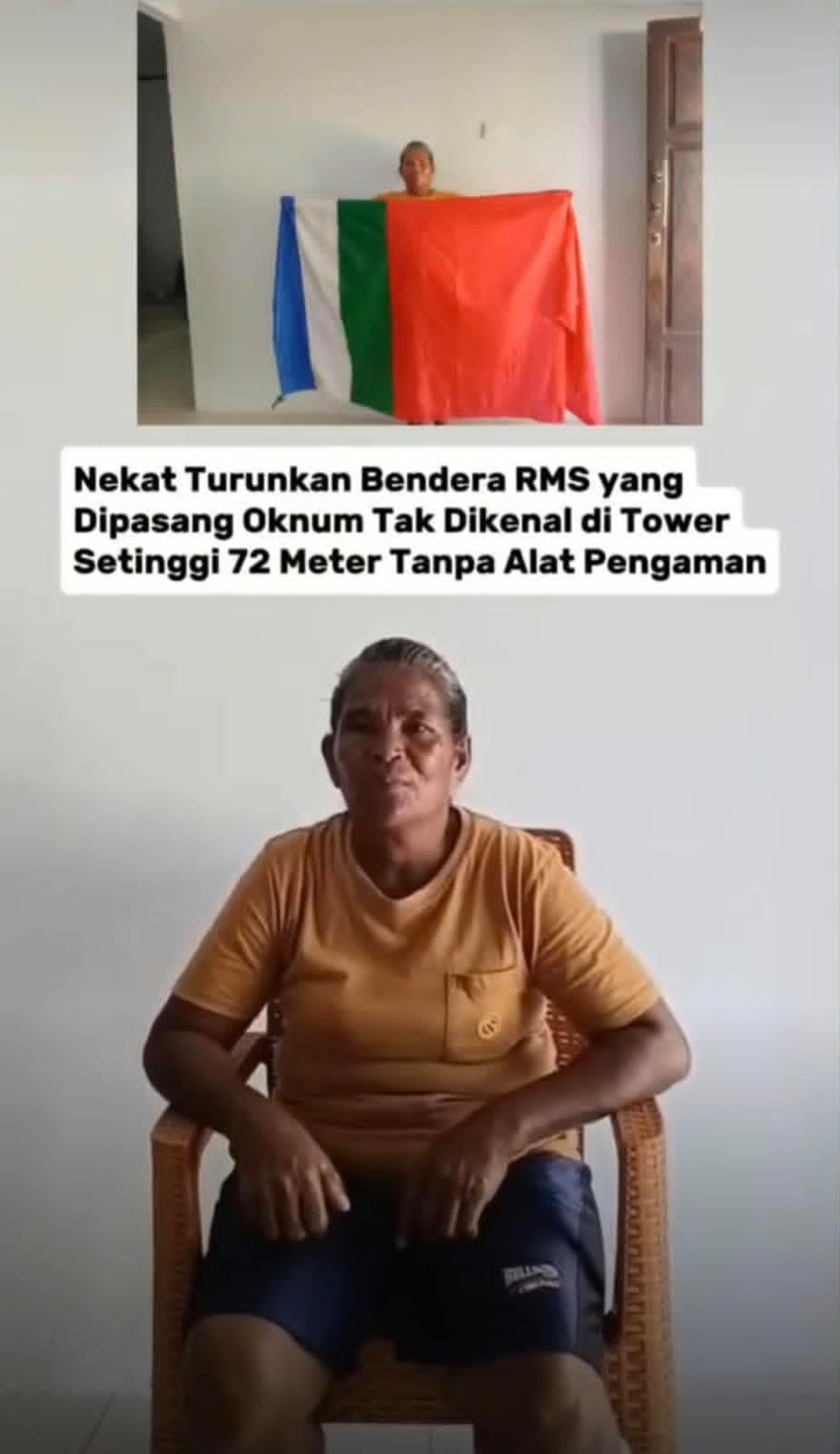 Warga Aboru Tegas Tolak Simbol RMS, Ibu Nekat Panjat Tower 72 Meter 1 IMG 20260817 WA00001