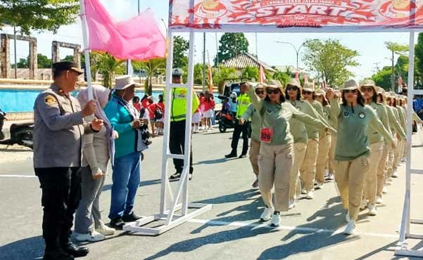 Pemkab Aru Gerak Jalan HUT 81 RI2