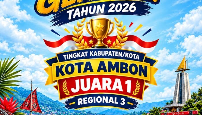 Kota Ambon Juara I Pekan GENTING Regional 3, Lisa Wattimena: Hasil Kerja Kolaborasi