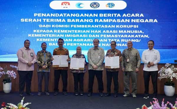 BPN Rilis KPK Serahkan Aset Brg Rampasan Negara