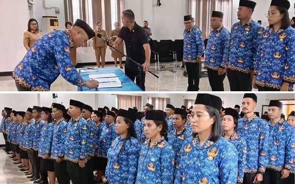 Bupati Aru Lantik 239 PPPK Paruh Waktu
