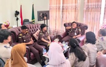 Perkuat Sinergi Tata Kelola Pertanahan, Kakantah dan Jajaran Kunjugi Kejari Aru