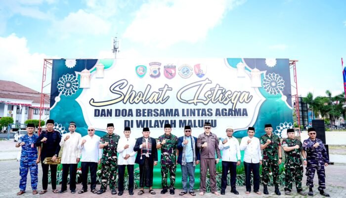 Pangdam Pattimura Ikuti Doa Bersama Lintas Agama, Harap Hujan Segera Turun