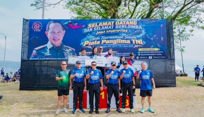 Semarak HUT ke-81 TNI di Maluku, 1.500 Peserta Ikuti Fun Run hingga Bakti Sosial