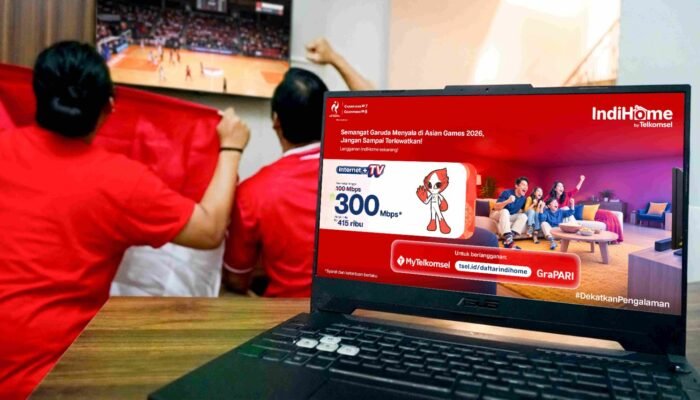 Semangat Indonesia Hadir di Rumah, Asian Games 2026 Tayang di MAXStream TV IndiHome Tanpa Biaya Tambahan