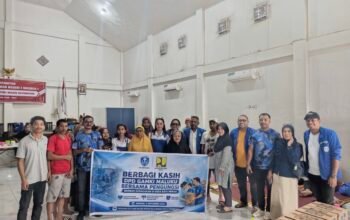 GAMKI Maluku Sambangi Warga Terdampak Kebakaran di Batu Merah, Bawa Bantuan Sembako