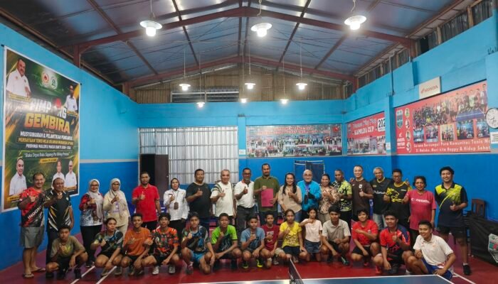 Abas Rumadan Pimpin PTMSI Kota Ambon, Dorong Pingpong Masuk Sekolah dan Kampung
