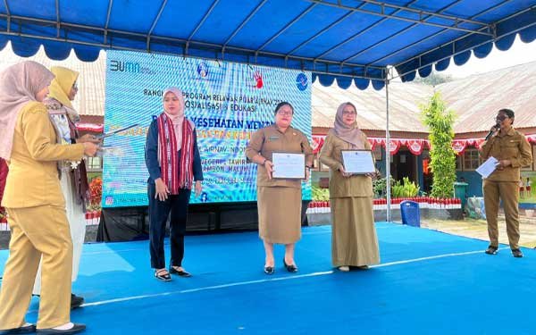 AirNav Indo Sosialisasi di SD Negeri 1 Tawiri 1