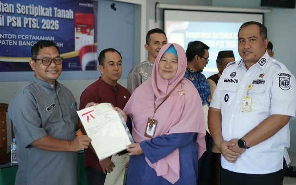 BPN Rilis Program PTSL Permudah Proses Urus Sertipikat