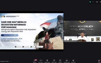 BPN Rilis Wamen Ossy Seminar Nas Pertanahan