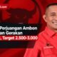 DPC PDI Perjuangan Kota Ambon Canangkan Gerakan KTAnisasi, Target Rekrut 2.500–3.000 Anggota