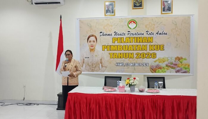 DWP Kota Ambon Dorong Kemandirian Ekonomi Perempuan Lewat Olahan Kue Berbahan Pangan Lokal