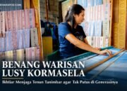 Benang Warisan Lusy Kormasela, Ikhtiar Menjaga Tenun Tanimbar agar Tak Putus di Generasinya