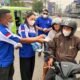 GAMKI Ambon Bergerak di Tengah Kabut Asap, 1.500 Masker dan 1.000 Air Mineral Dibagikan