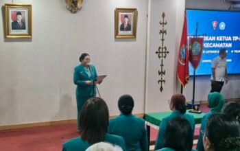 Tiga Ketua TP-PKK Kecamatan di Ambon Dilantik, Wali Kota Libatkan PKK Distribusi SPPT PBB Mulai 2027