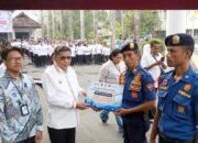 Dukung Damkar Ambon Tangani Karhutla, Asuransi Jasindo Beri Bantuan Masker 8 Walkot BW Asuransi Jasindo Bantu Damkar Ambon Masker